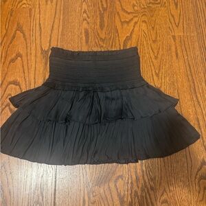 Mixology black teared skirt